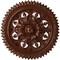 Ekena Millwork York Ceiling Medallion (Fits Canopies up to 3 5/8"), Hand-Painted Copper Penny, 21 5/8"OD x 2 1/2"P CM21YOCPS - alternate 1